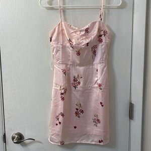 Princess Polly pink floral dress